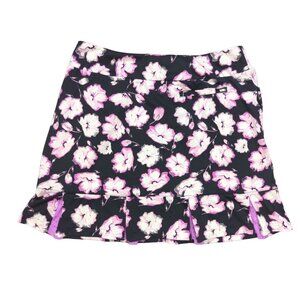 Tail Size M Womens Floral Above Knee Skirt Stretch Golf Tennis AS IS